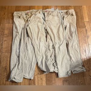 3 Denson Levi khakis